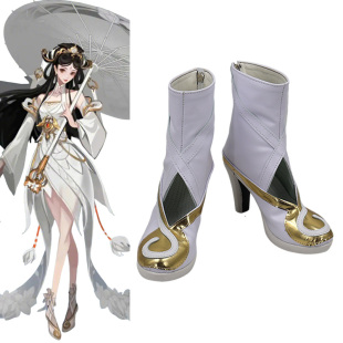 Cosplay王者荣耀 大乔白蛇 动漫高跟增高cos鞋定制专拍