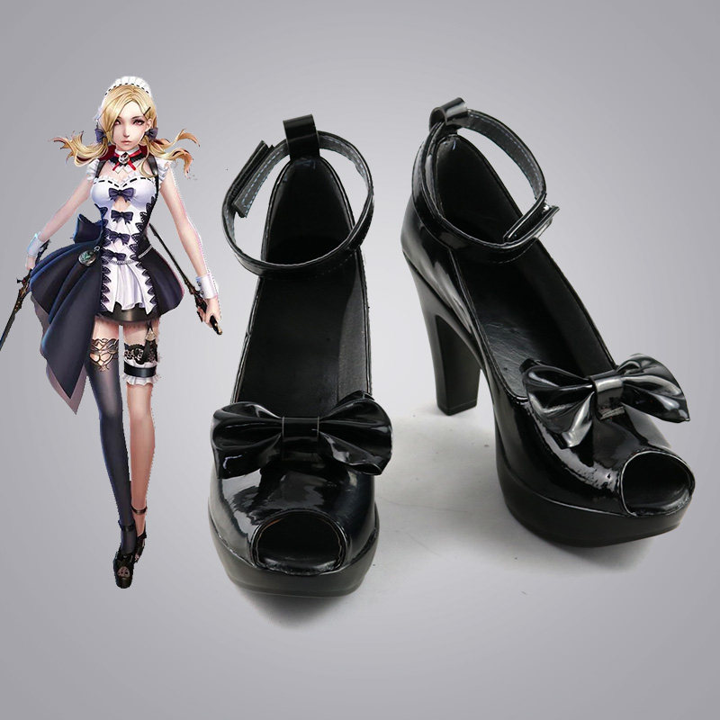 枪神纪 影法师 伊丽雅 cosplay鞋 cos鞋来图定做
