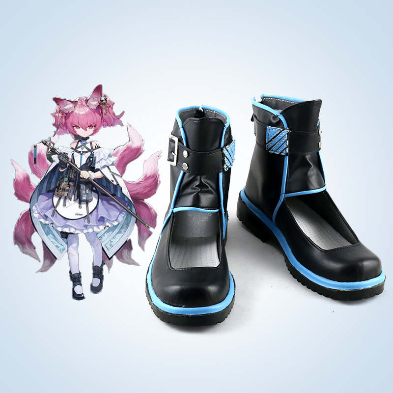 明日方舟 铃兰 cos鞋定制 动漫Cosplay女靴支持看图制作