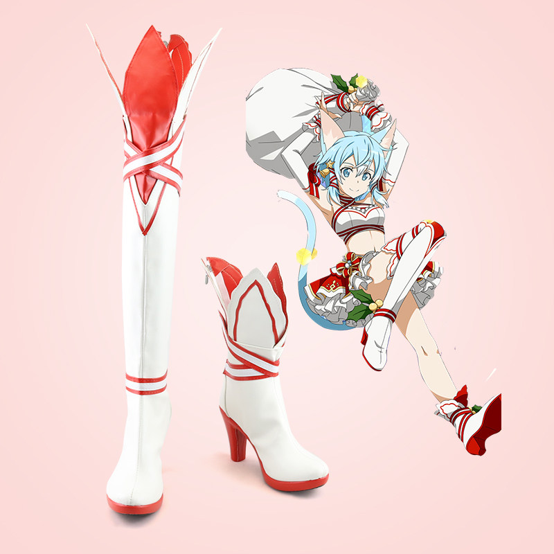 刀剑神域 ALO 詩乃cos鞋动漫二次元动漫cosplay靴子定制