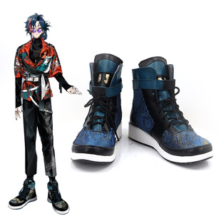 彩虹社Vtuber魁星cosplay鞋cos鞋定来图定做动漫演出鞋定制