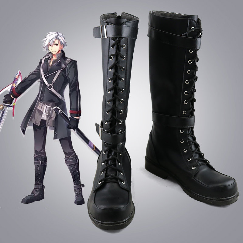 闪之轨迹4 黎恩 舒华泽cos鞋 动漫Cosplay靴子支持定制