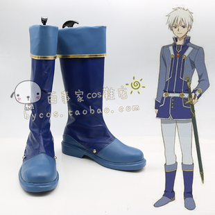 赤发白雪姬 跟千威斯塔利亚cos鞋定制 动漫Cosplay靴看图制作
