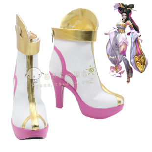 王者荣耀 貂蝉 绝世舞姬皮肤鞋cosplay靴cos女鞋看图定制