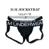 D.M男内裤 潮丁字裤 性感低腰双带宽腰字母个性 提臀诱惑情趣双丁裤