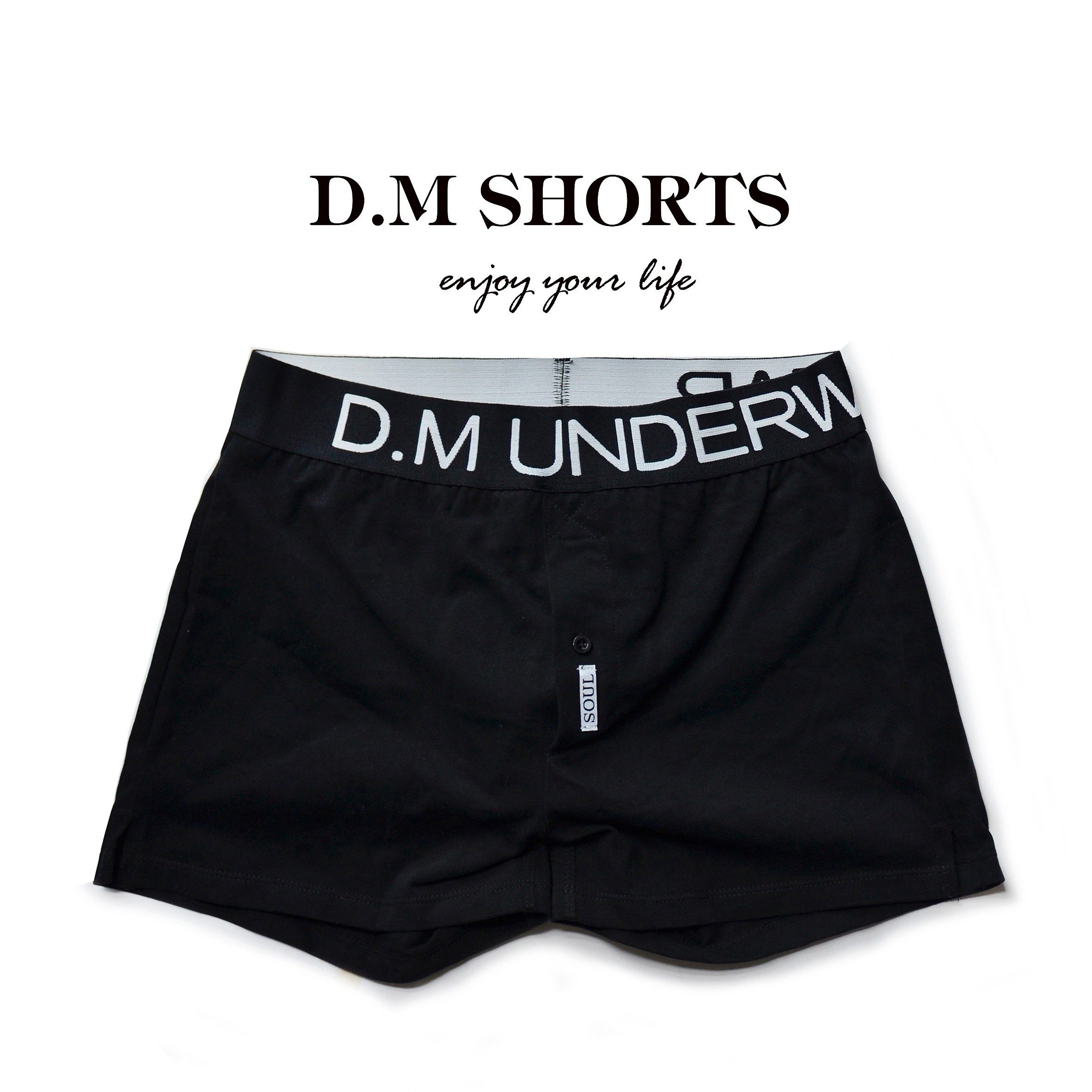 D.M平角裤字母纯色简约基础打底