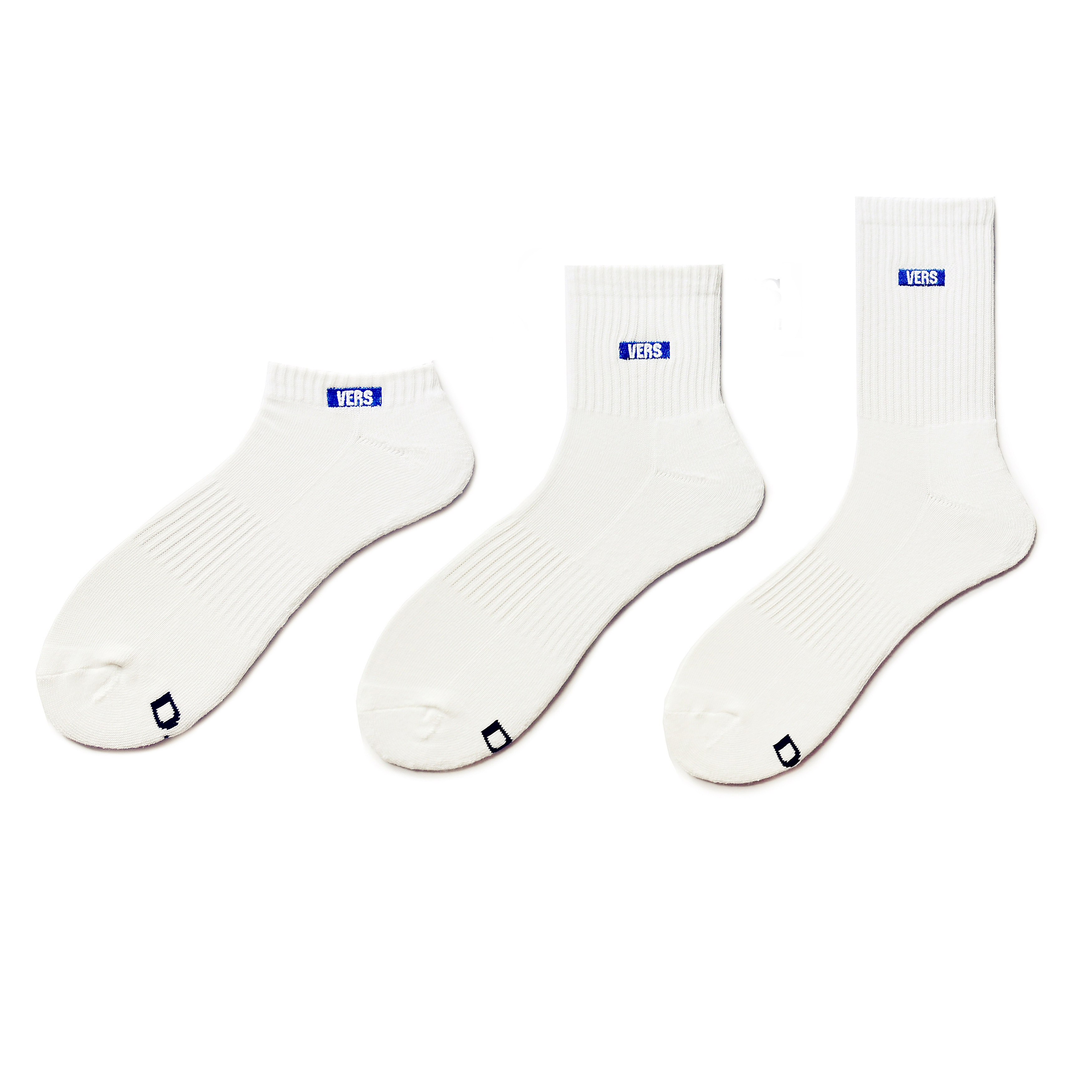 3双,白色体育生篮球个性刺绣字母top棉袜 中筒袜长筒男袜子毛圈