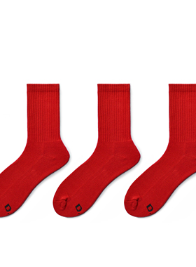 D.M本命年红色袜子