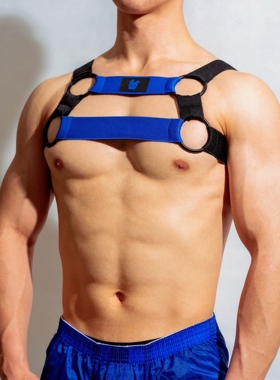 D.M男肩带 欧美装饰狂欢派对胸带内裤装饰搭配演出GOGO健身肌肉男