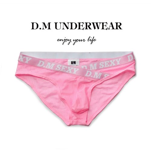 D.M字母运动透气夏季网眼三角