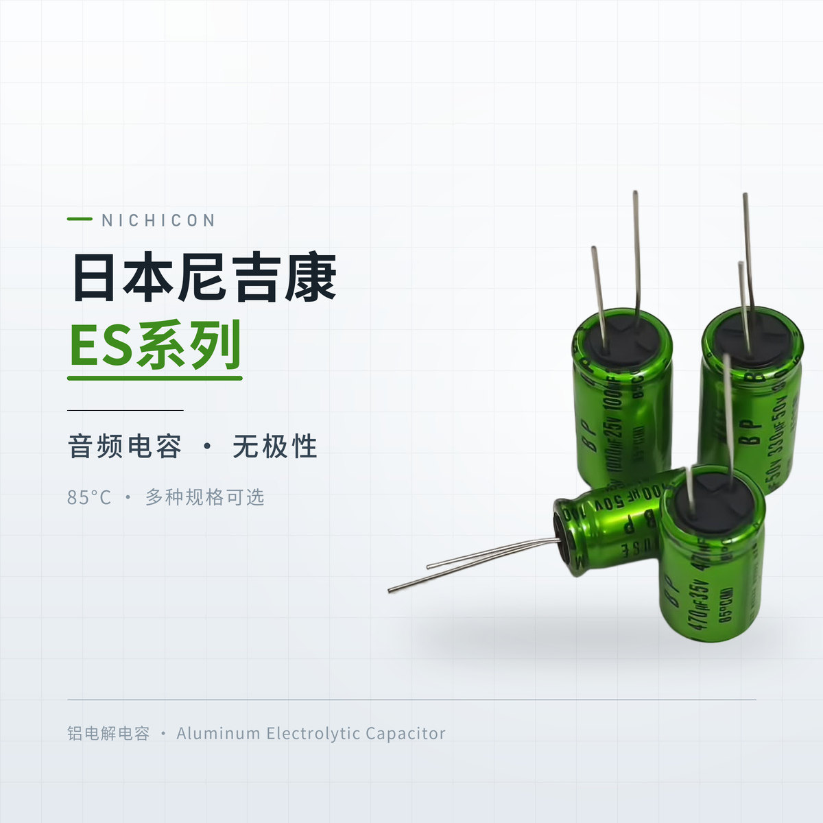 尼吉康ES 音频耦合 发烧功放16V25V35V22/100/1000UF 电容电解