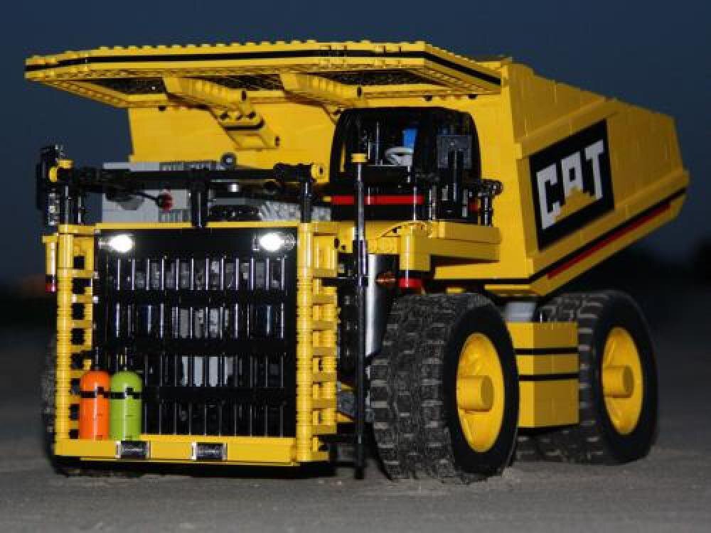 乐高科技 MOC零件包 Mining Truck 矿车 遥控模型 可改色