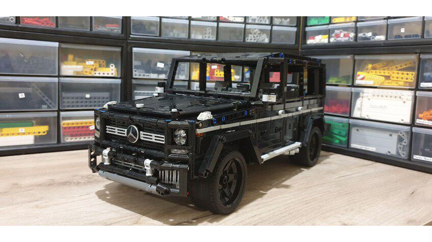 乐高科技 MOC零件包 奔驰新款 G65 AMG 越野 SUV 遥控模型 可改色