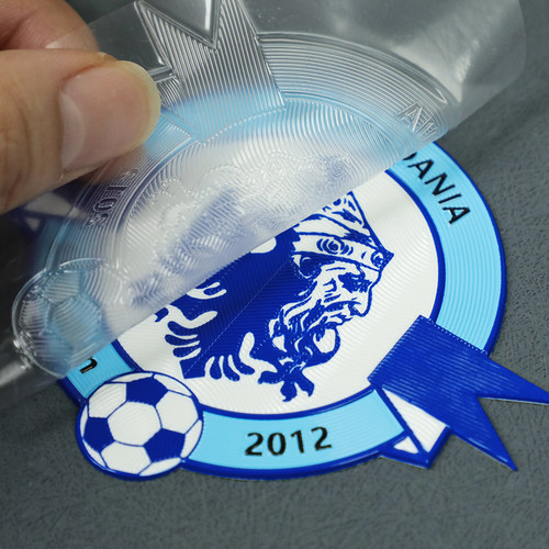 个性定制T恤3D立体热转印烫画TPU徽章补丁球队徽章商标logo设计