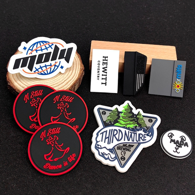 服装橡胶标定制LOGO硅胶徽章