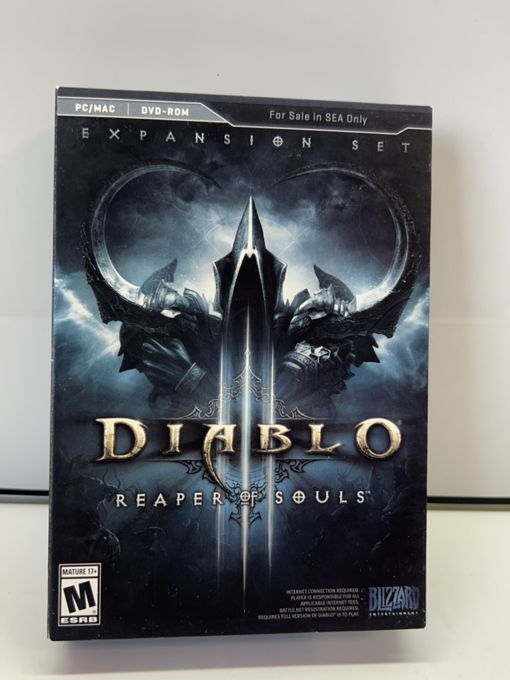 全新未拆 暗黑破坏神3 夺魂 三资料片游戏光盘PC盒装正版电脑光碟