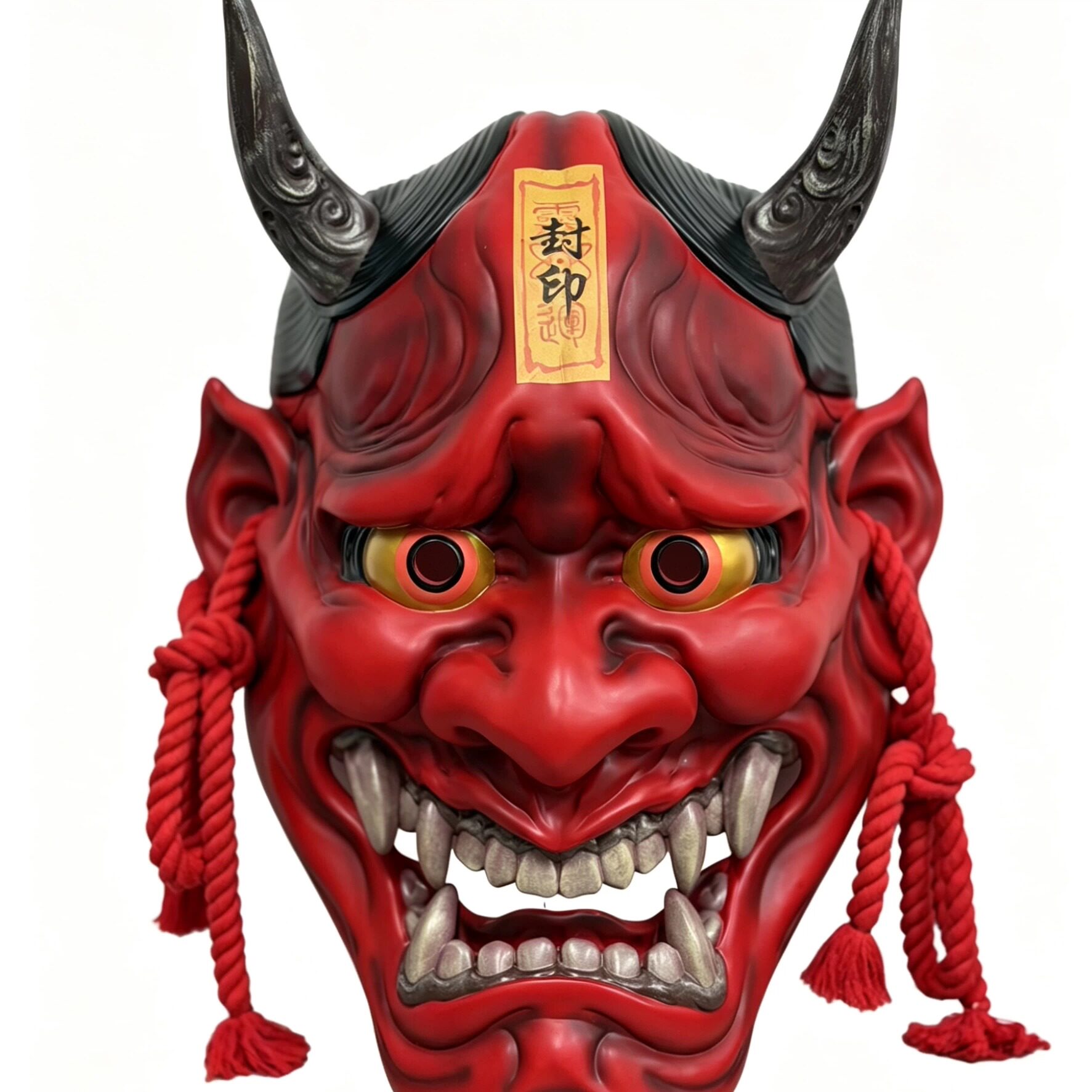 塔兔绣新款超大般若面具雕像店铺装扮装饰摆件挂件复古
