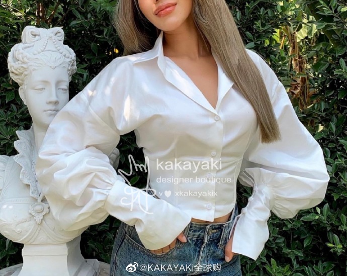 泰国设计师品牌复古抽绳衬衣