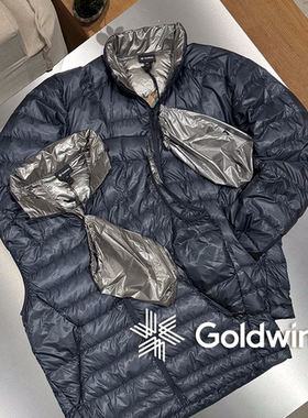 Goldwin官方授权 鹅绒钛涂层保暖排骨羽绒马甲/夹克外套 GM25704