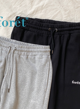 6折 北欧设计师品牌 foret 土耳其制 经典小LOGO松紧腰运动休闲裤