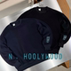 N.HOOLYWOOD 两色圆领套头卫衣 25AW日产 EXCHANGE SERVICE军事线
