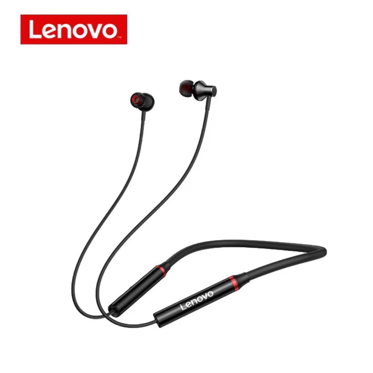 Lenovo/联想 HE05X挂脖式蓝牙耳机颈挂式运动跑步-封面