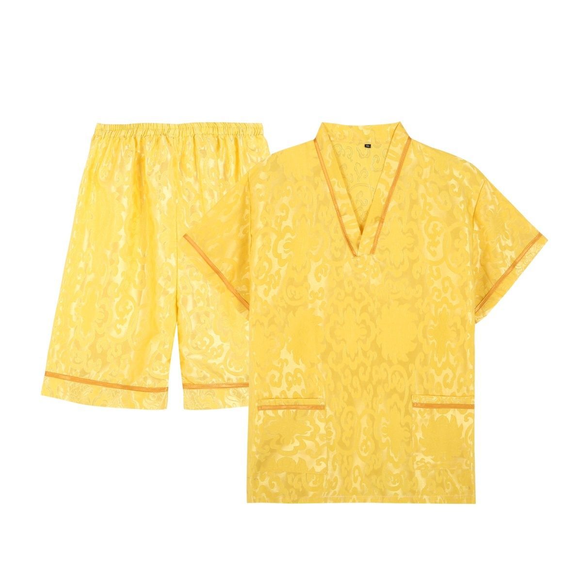 跨境汗蒸服厂家男女士情侣套装洗浴中心服装洗澡浴场浴衣浴服今年
