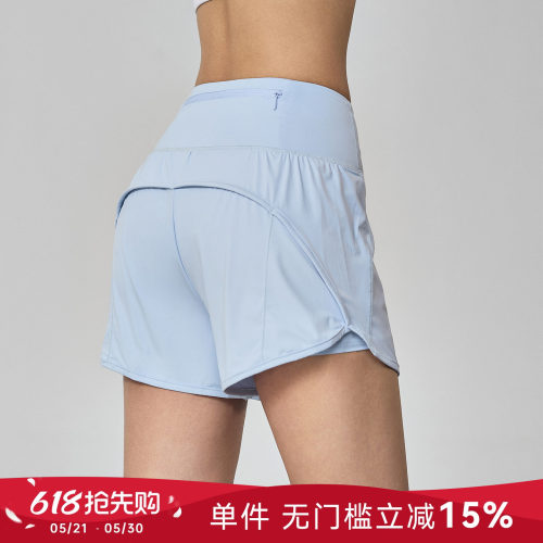 Mitaogirl假两件防走光网球裙裤