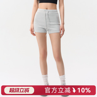 蜜桃女孩运动短裤夏季新款户外跑步速干健身裤休闲训练瑜伽三分裤