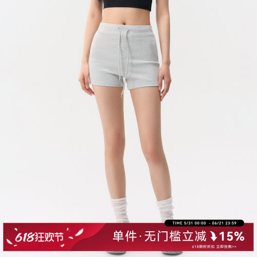 蜜桃女孩运动短裤训练健身三分裤