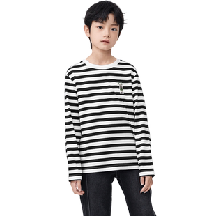 巴拉巴拉童装男童长袖t恤儿童2026新款春装大童打底衫纯棉上衣服