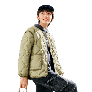 巴拉巴拉童装儿童羽绒服女童冬装立领加厚保暖外套2025新款舒适潮