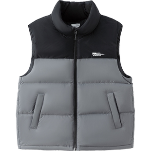 巴拉巴拉童装儿童羽绒马甲女童男童外穿新款2025冬装高充绒保暖潮