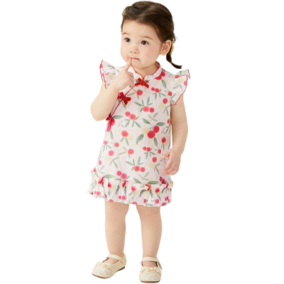 巴拉巴拉连衣裙女童裙子婴儿旗袍