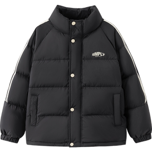 巴拉巴拉儿童羽绒服男童女童宝宝冬装保暖外套校服服加厚舒适上衣