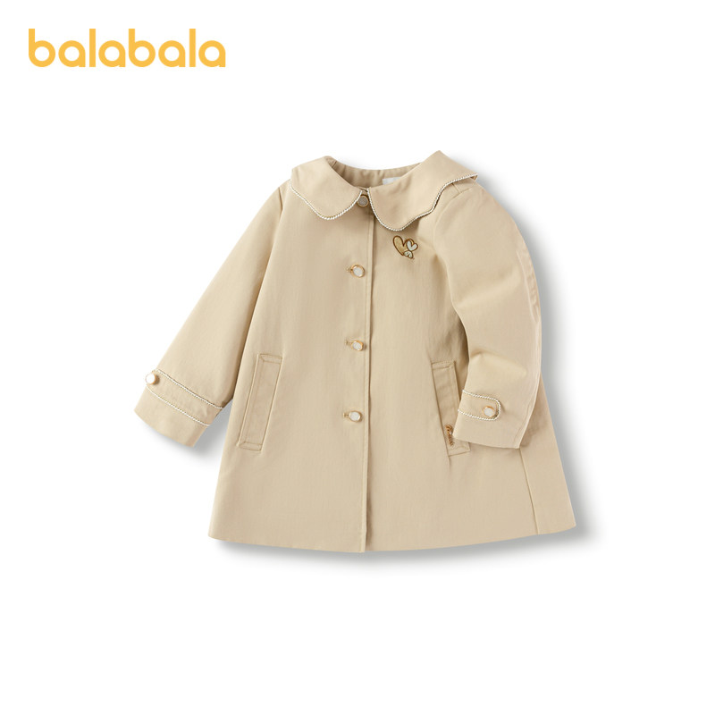巴拉巴拉童装儿童风衣女童上衣小童外套英伦风秋冬装潮洋气时尚,童装/婴儿装/亲子装,风衣,淘宝优惠券,粉丝福利购,淘宝优惠卷