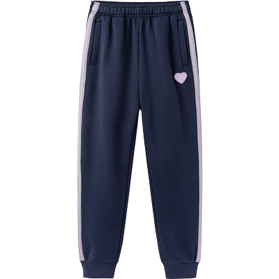 巴拉巴拉童装儿童加绒运动裤子冬