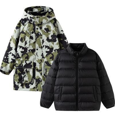 巴拉巴拉儿童羽绒服宝宝外套上衣