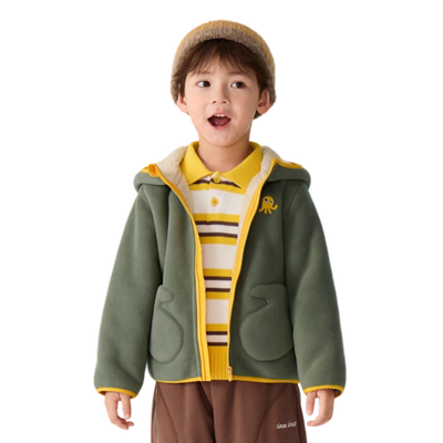 巴拉巴拉儿童外套摇粒绒百搭