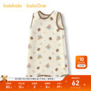 巴拉巴拉儿童内衣宝宝新款2025秋冬夹棉亲肤连体马甲保暖睡袋背心