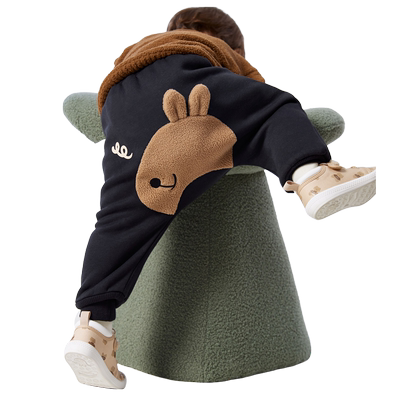 宝宝裤子儿童长裤秋冬加绒加厚裤