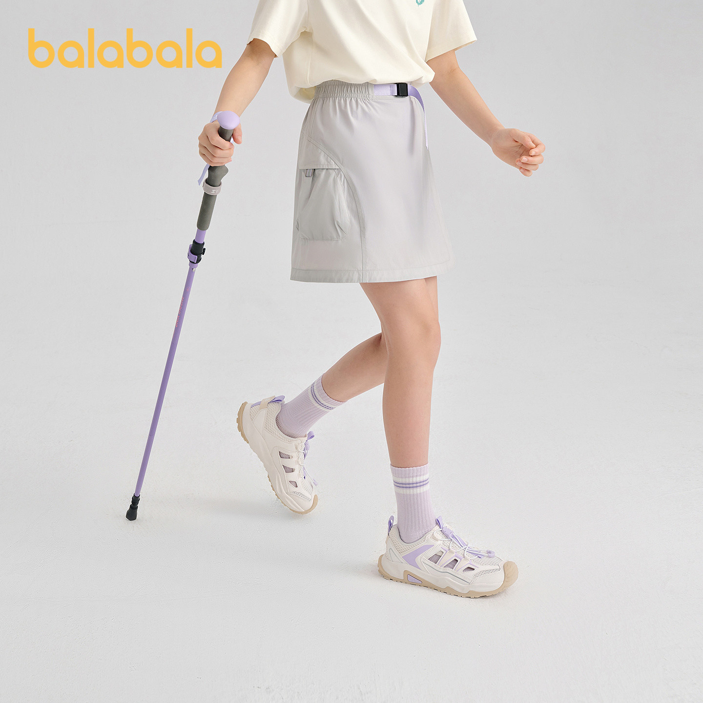 【商场同款】巴拉巴拉童装女童短裙儿童裙子2026夏装新款裙裤速干