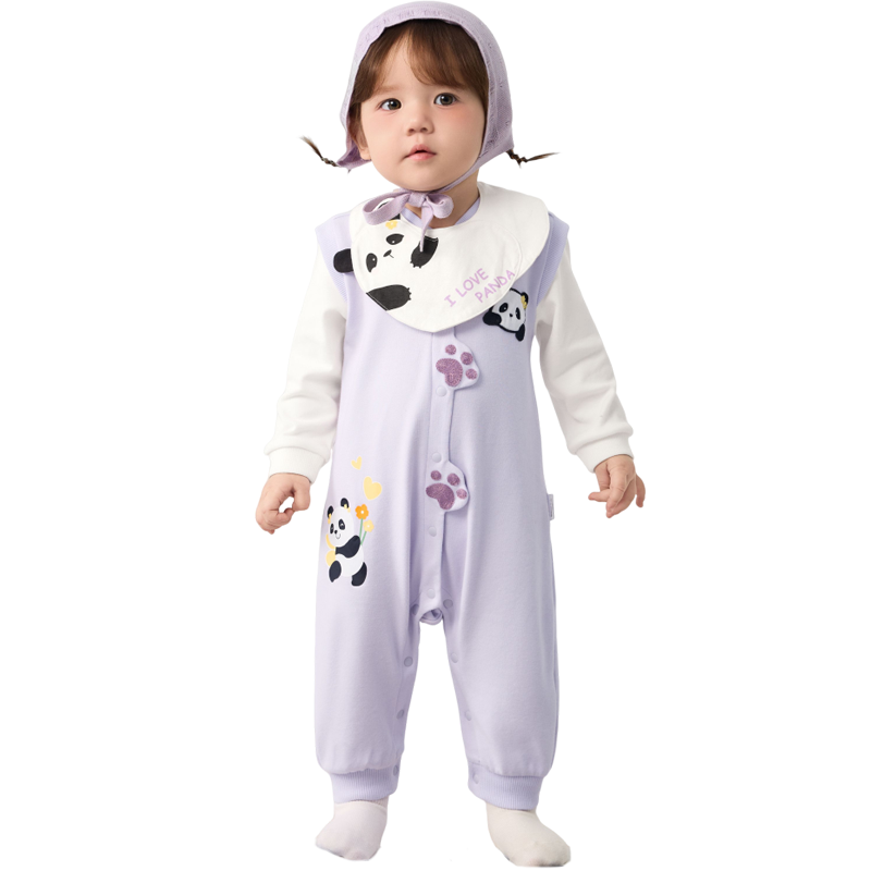 巴拉巴拉童装婴儿连体衣新生儿衣服儿童春秋装宝宝包屁衣爬服可爱