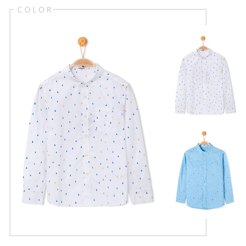 Chemise garcon à manche longue - Ref 2079470 Image 4