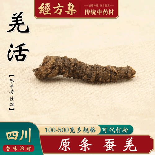 【经方集】羌活中药材蚕羌打羌活粉四川原个辛香浓郁100g/250克