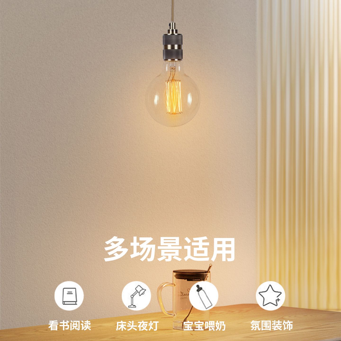 工业风吊灯酒吧客厅卧室餐厅吊灯