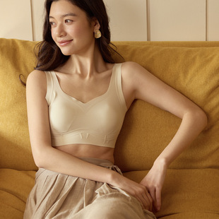 3027春夏小云肌云氧呼吸减压式宽肩带隐形提拉背心透气固定杯美背