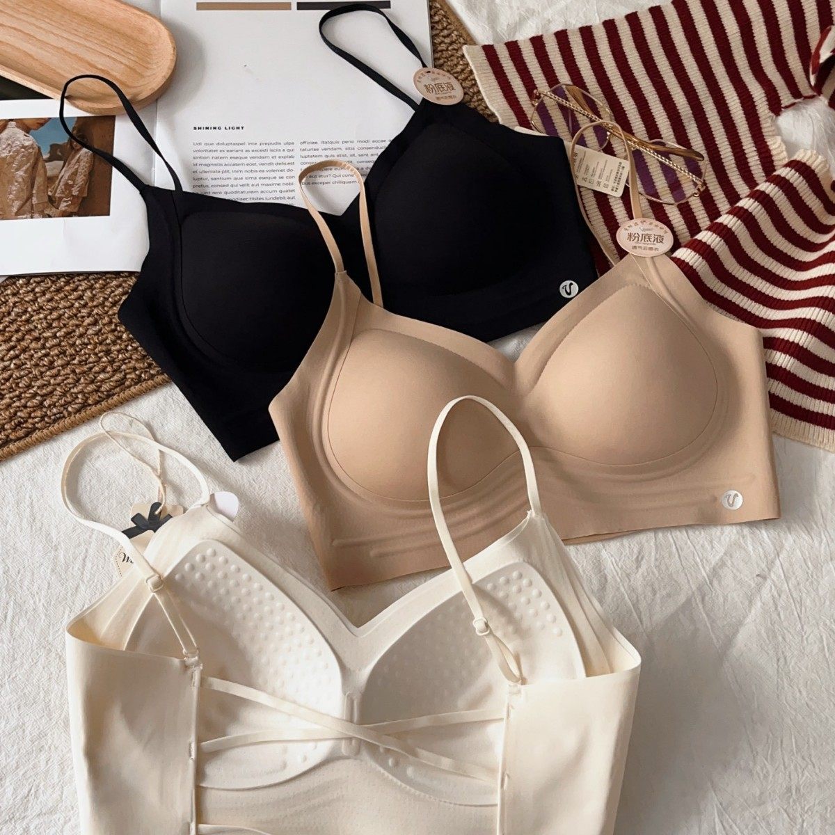 惠芝欣早春新款2659全固定无痕美背内衣一体式手掌杯舒适粉底液,女士内衣/男士内衣/家居服,文胸,淘宝优惠券,粉丝福利购,淘宝优惠卷