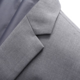 主推男士大码西服两件套双排扣10纯色外贸跨境7110灰色p145，男装西服套装，星座103C（原1616-1）