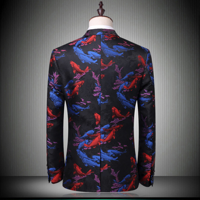 时尚外单修身韩版结婚花西礼服男两件套86500*P335,男装西服套装,星座103C（原1616-1）